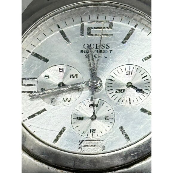 guess steel men's watch 50 meters 165 feet water resistant made in Japan READ - Picture 6 of 11